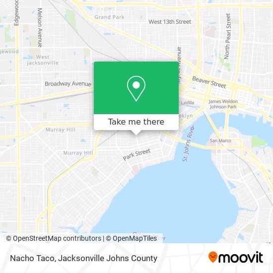 Nacho Taco map
