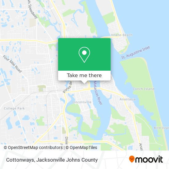 Cottonways map