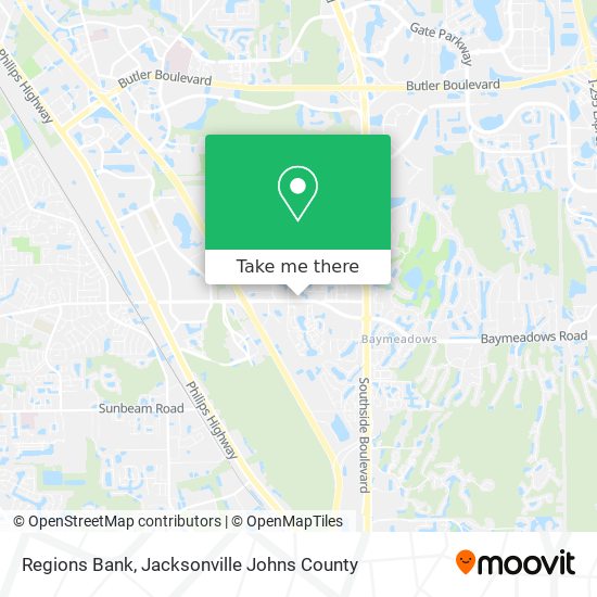 Regions Bank map