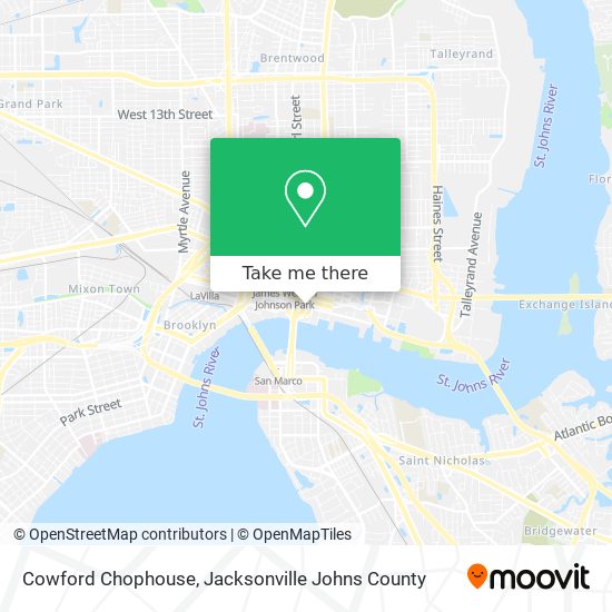 Cowford Chophouse map