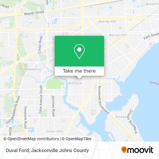 Duval Ford map