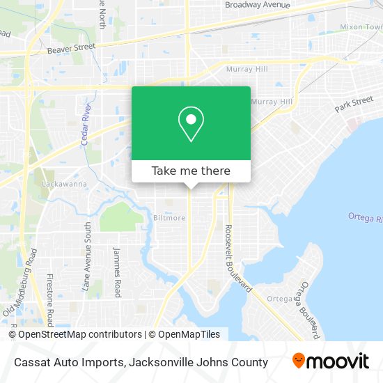 Cassat Auto Imports map
