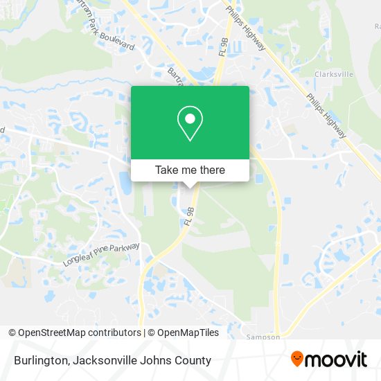 Burlington map
