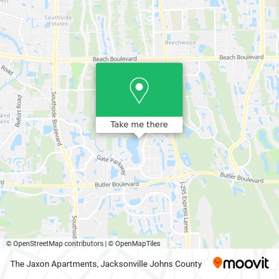 The Jaxon Apartments map
