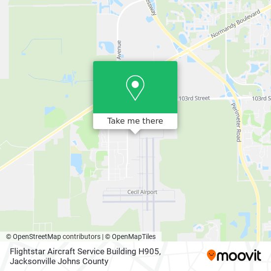 Mapa de Flightstar Aircraft Service Building H905
