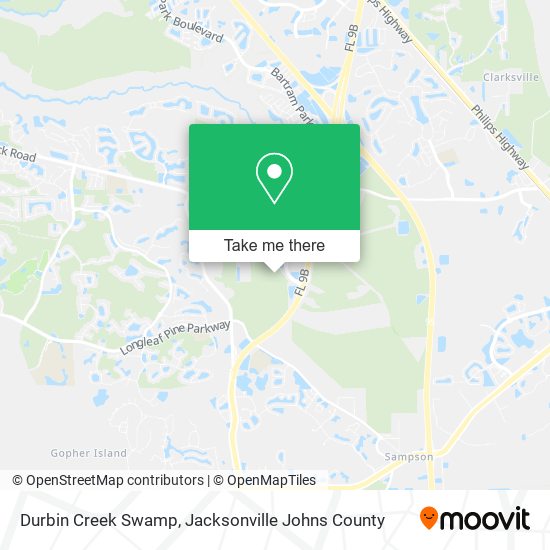 Mapa de Durbin Creek Swamp