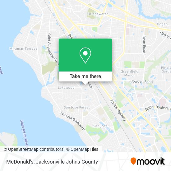 McDonald's map