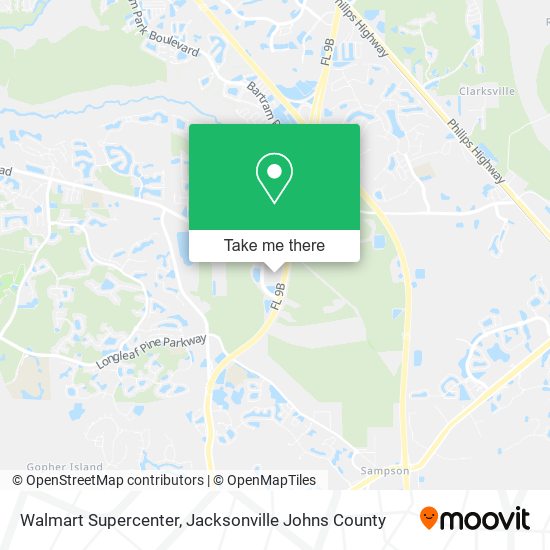 Walmart Supercenter map