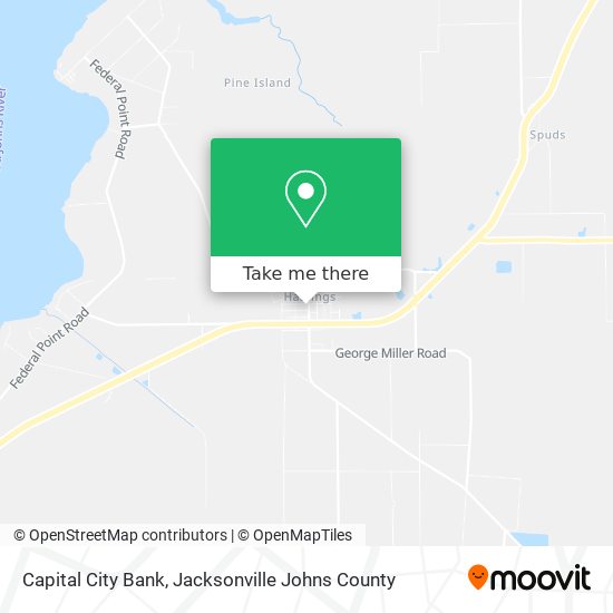 Capital City Bank map