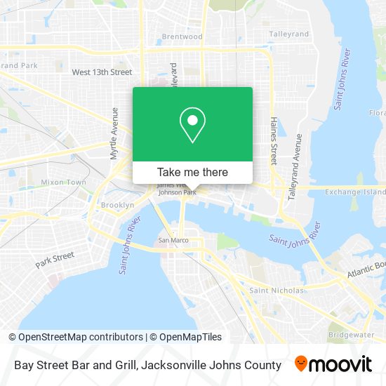 Mapa de Bay Street Bar and Grill