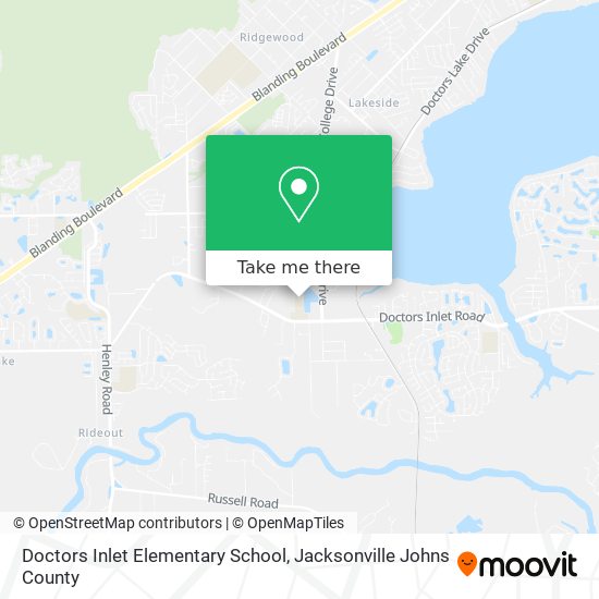 Doctors Inlet Elementary School map