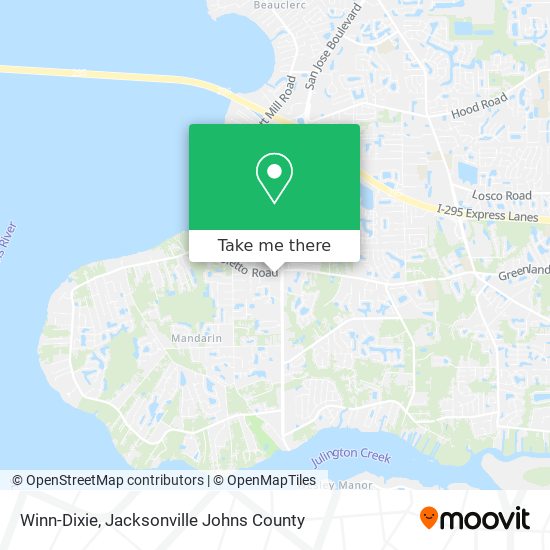Mapa de Winn-Dixie