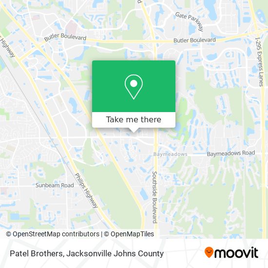 Patel Brothers map