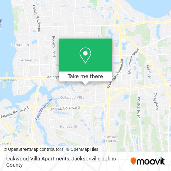 Mapa de Oakwood Villa Apartments