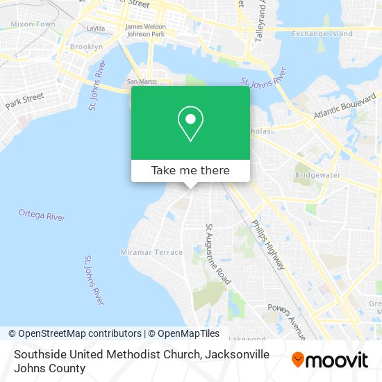 Southside United Methodist Church map