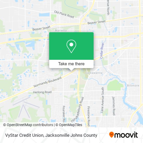 VyStar Credit Union map