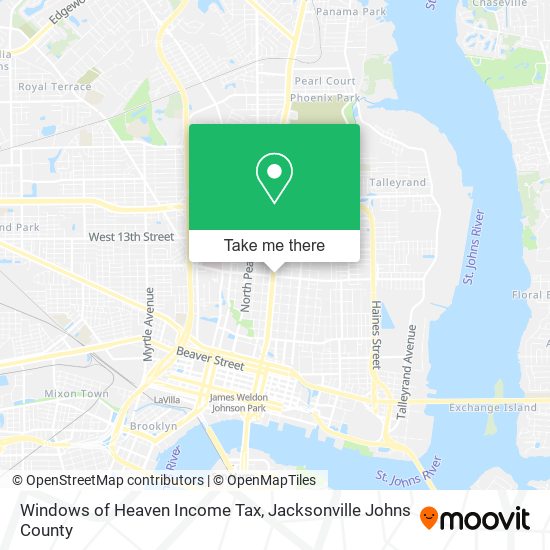 Windows of Heaven Income Tax map
