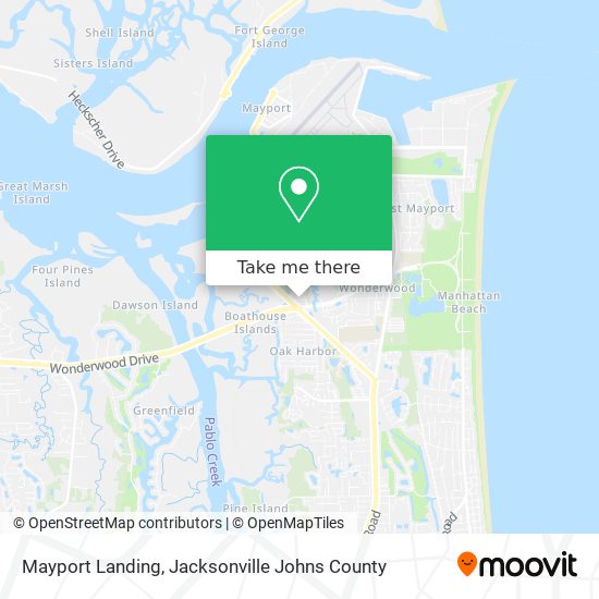 Mayport Landing map