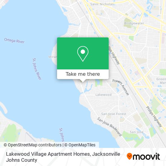 Lakewood Village Apartment Homes map