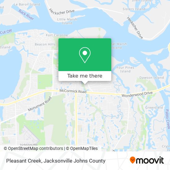 Pleasant Creek map