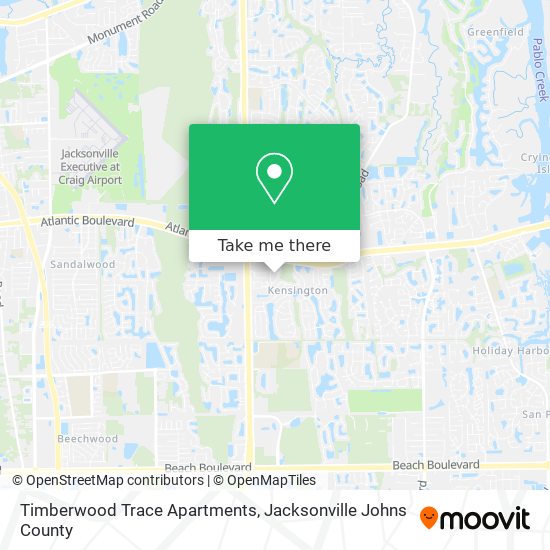 Mapa de Timberwood Trace Apartments