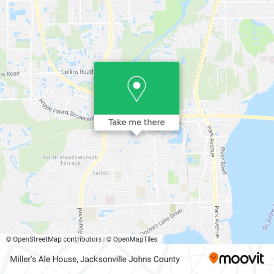 Miller's Ale House map