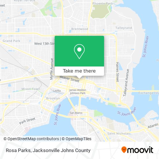 Rosa Parks map