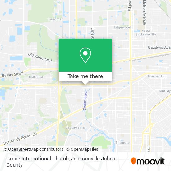 Grace International Church map