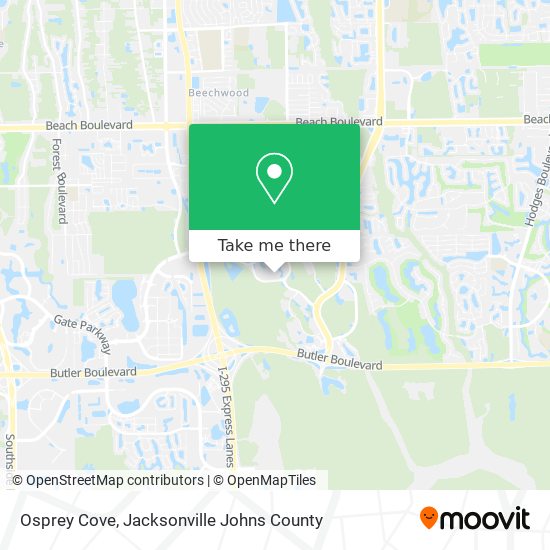 Mapa de Osprey Cove