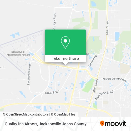Quality Inn Airport map