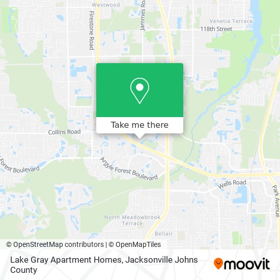 Lake Gray Apartment Homes map
