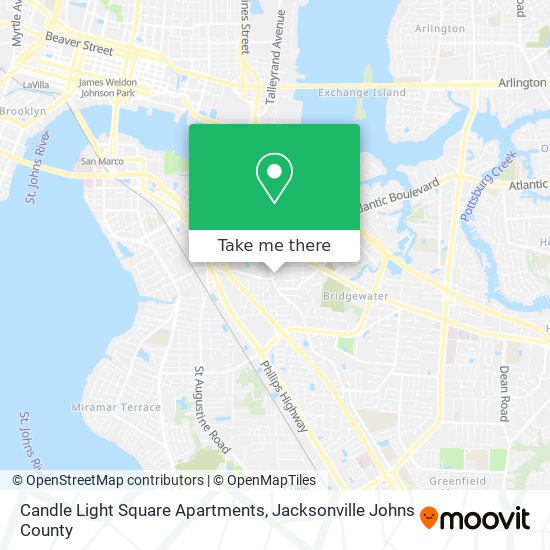Candle Light Square Apartments map