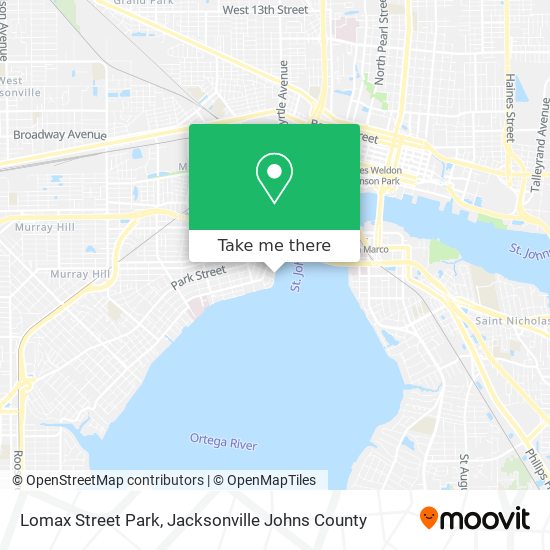 Mapa de Lomax Street Park