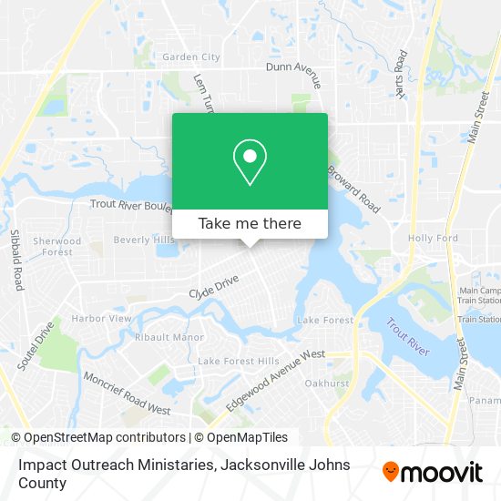 Impact Outreach Ministaries map