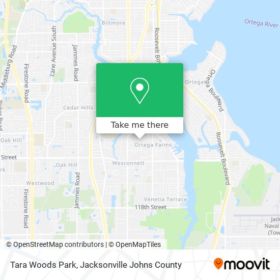 Tara Woods Park map