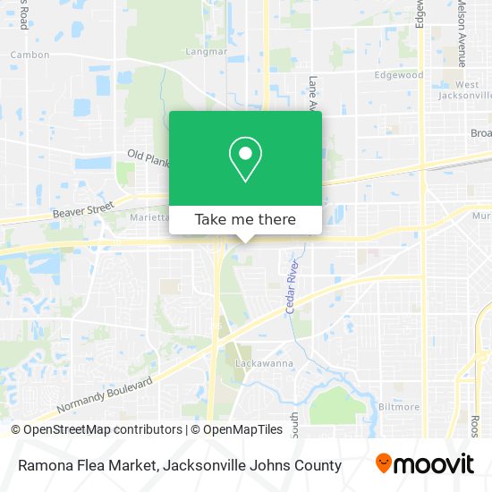 Ramona Flea Market map