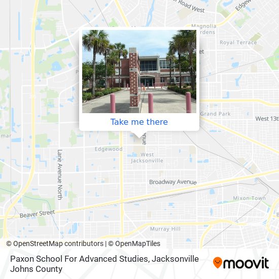 Paxon School For Advanced Studies map