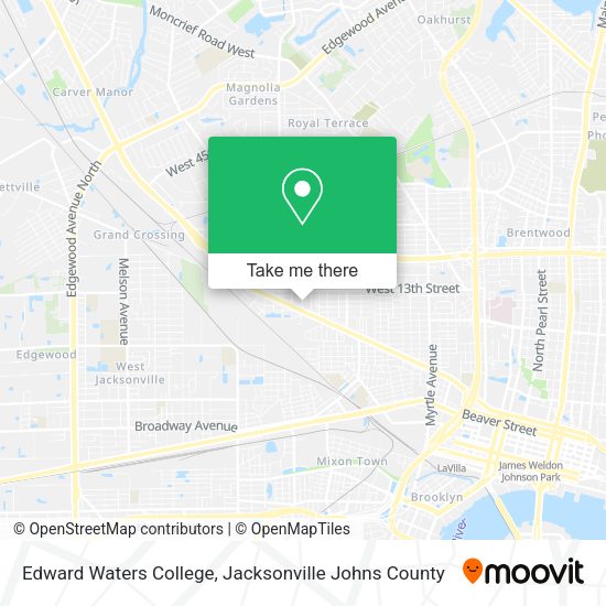 Edward Waters College map