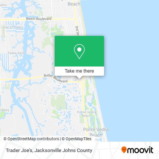Mapa de Trader Joe's