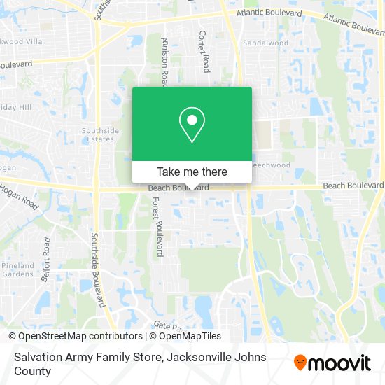 Salvation Army Family Store map