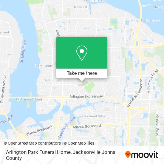 Mapa de Arlington Park Funeral Home