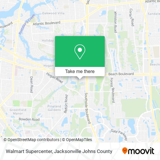 Walmart Supercenter map