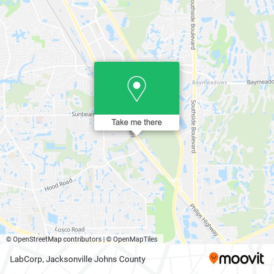 Mapa de LabCorp