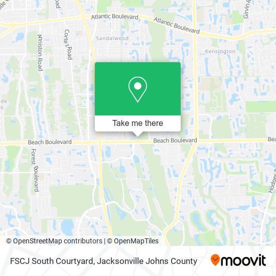 FSCJ South Courtyard map