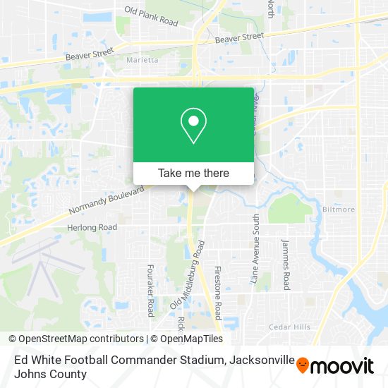 Mapa de Ed White Football Commander Stadium