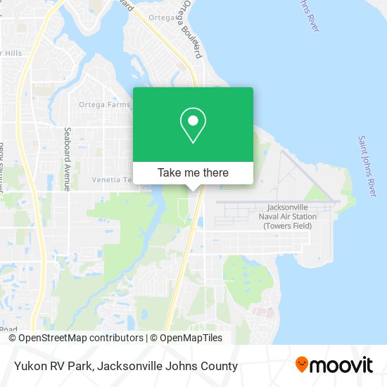 Yukon RV Park map