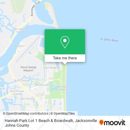 Mapa de Hannah Park Lot 1 Beach & Boardwalk