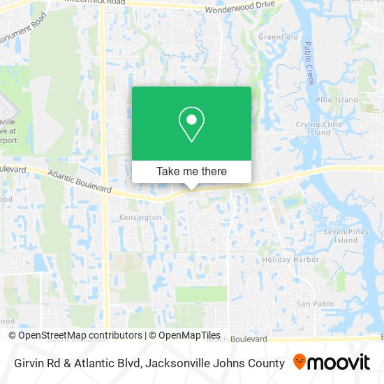 Mapa de Girvin Rd & Atlantic Blvd