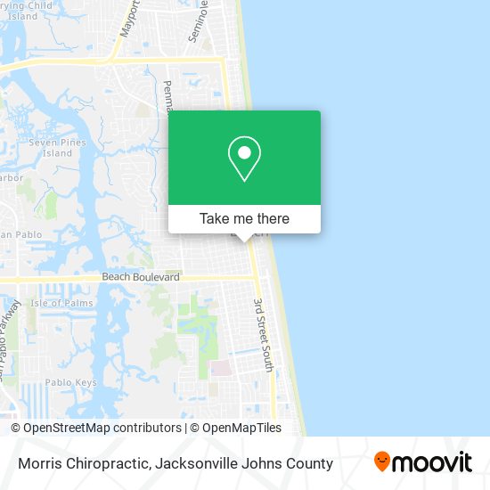 Morris Chiropractic map