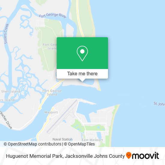 Huguenot Memorial Park map